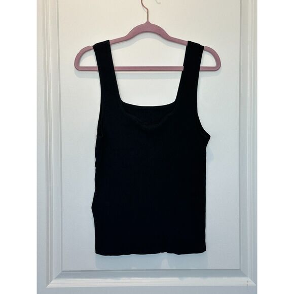 NWT Madewell MacLaine Sweater Tank Light Black Size XS - Picture 3 of 7
